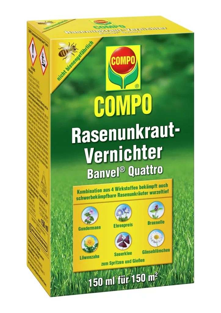 Lawn weed killer Banvel Quattro - 150 ml