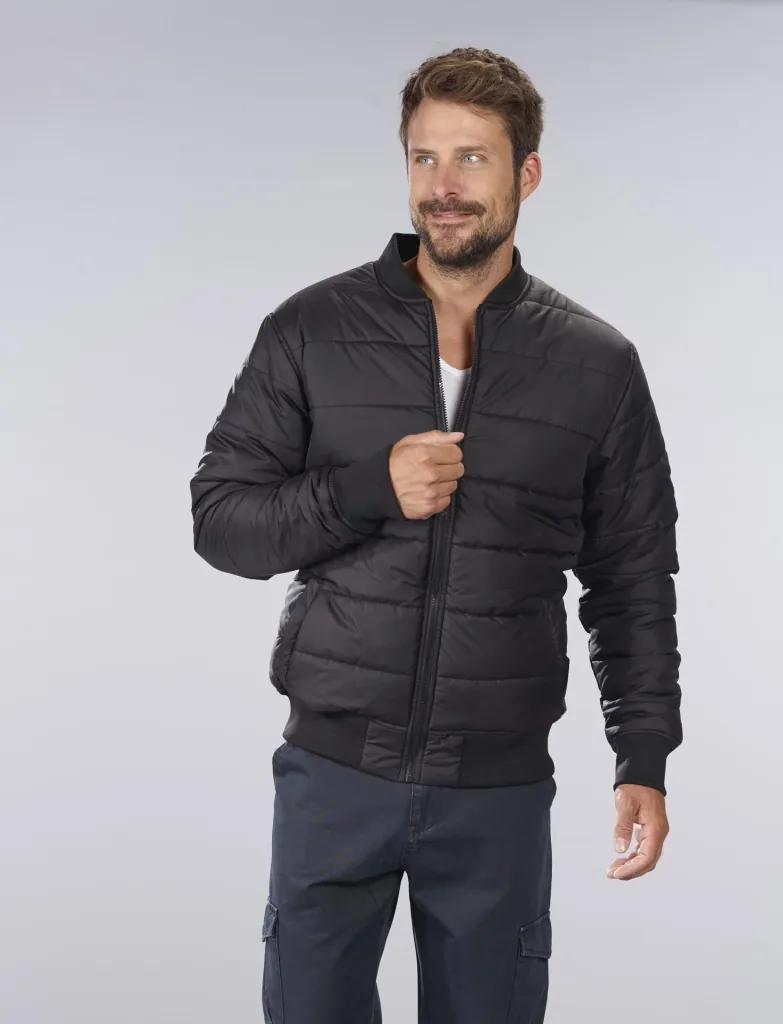 Bomber jacket AF1, color black, size 2XL