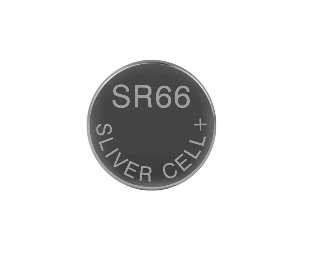 Silver oxide button cell SR66W / SG4, 1.55 Volt - 5 pieces