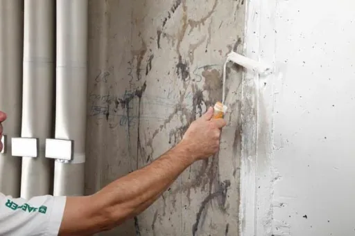 Insulating paint - moisture blocker, white, 750 ml, brushable and rollable
