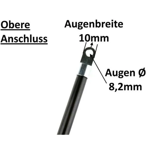 Gas spring - gas pressure damper 2500N = 250 kg