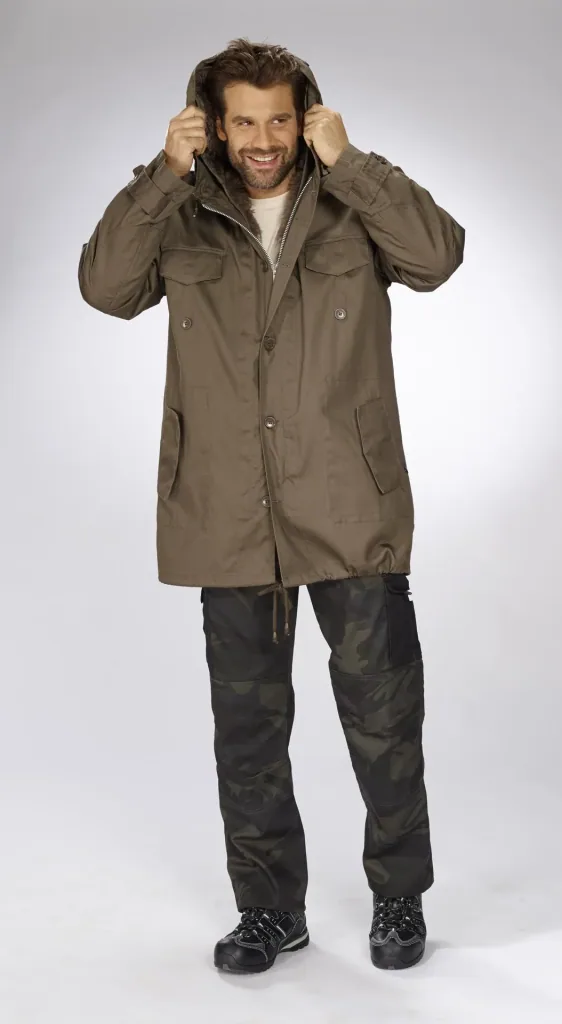 Parka, color stone gray, size 3XL