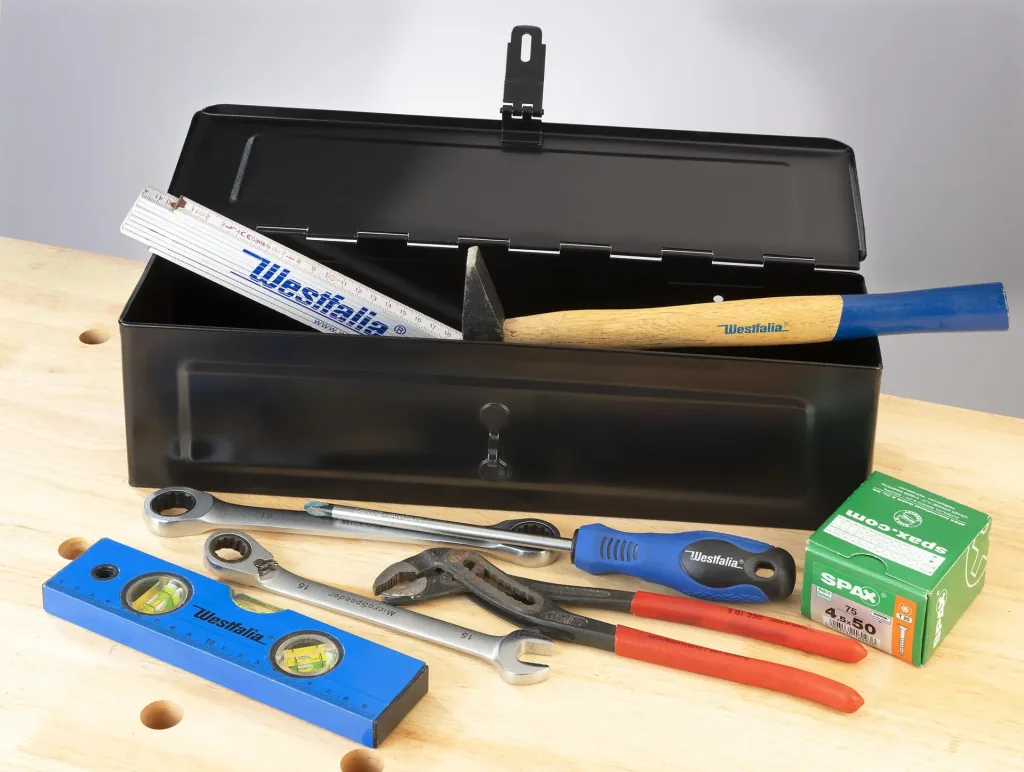 Universal tool box, black