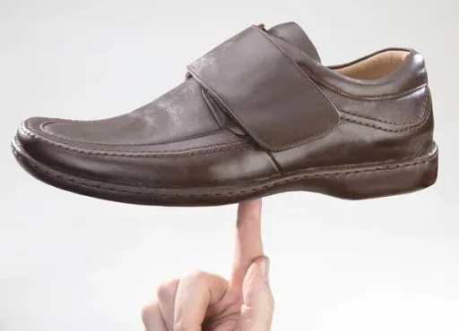 Comfort shoe, brown, size 44