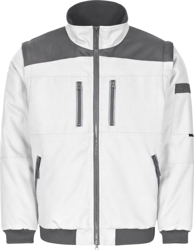Functional blouson, white-grey, size M
