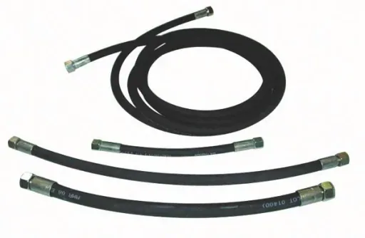 Hydraulic hose, Ø 8 mm, 2000 mm long, M 16.10 L