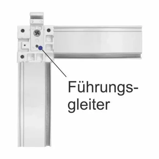 Insect screen tension frame set Premium sliding door 120 x 240 cm, color white