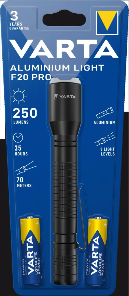 LED flashlight - F20 Pro Aluminium Light, shockproof