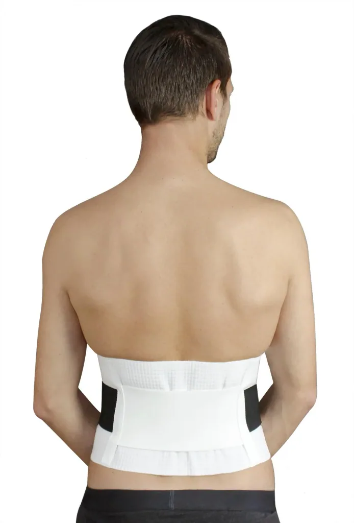 Back support belt "Extra Strong", white