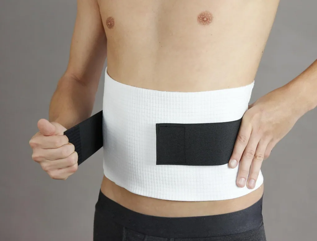 Back support belt "Extra Strong", white