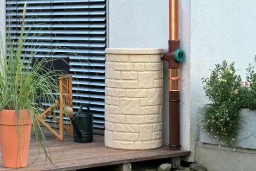 Rain storage tank ARCADO 230 l, color granite