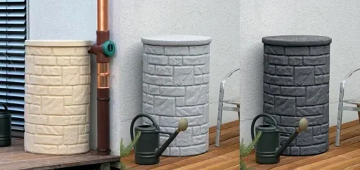 Rain storage tank ARCADO 230 l, color granite