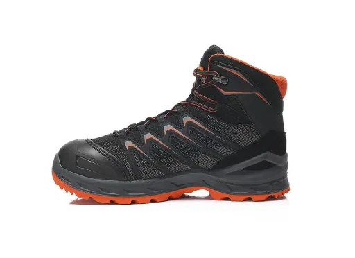 Safety lace-up boots LARROX Work GTX black Mid S3 CI size 46