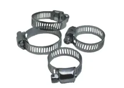 Hose clamp with band width 9 mm (W1), clamping range 16-27 mm - 4 pieces