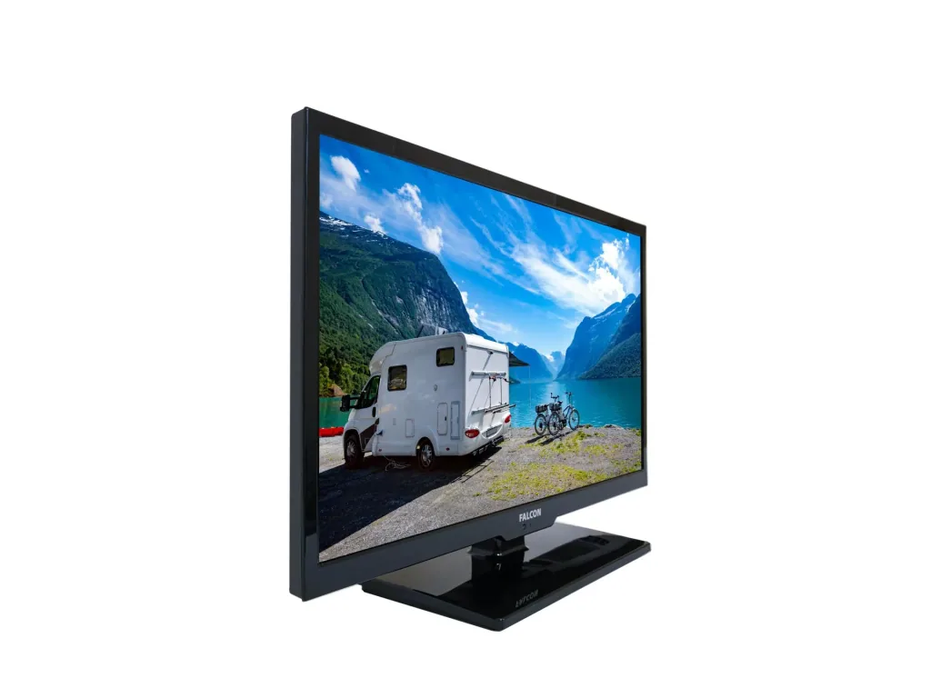 TV camping set in a suitcase with 19-inch LED TV