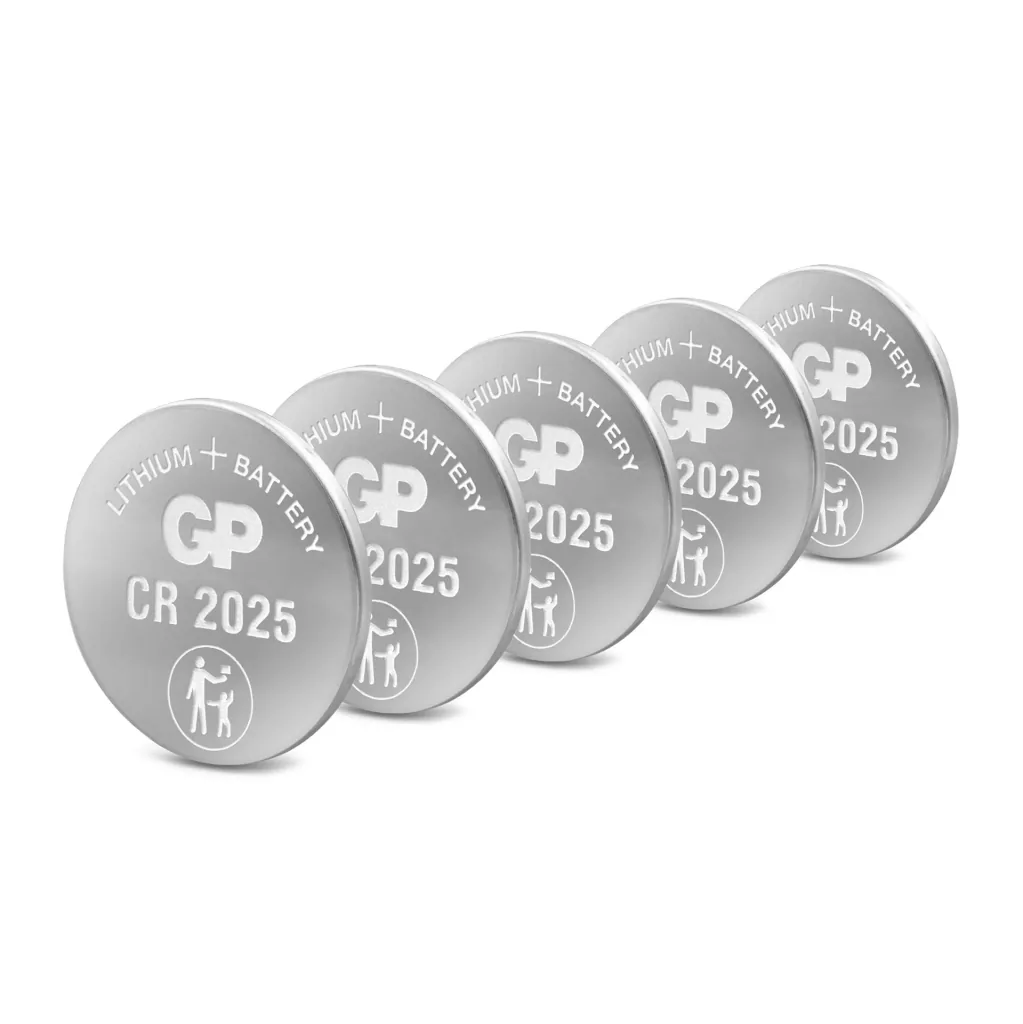 Lithium button cell CR2025 - 5 pieces