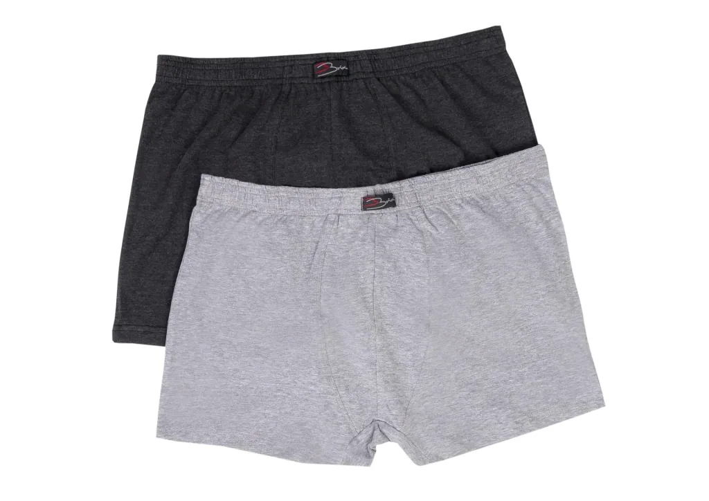 Retro shorts in a set of 2, light grey/dark grey, size 10