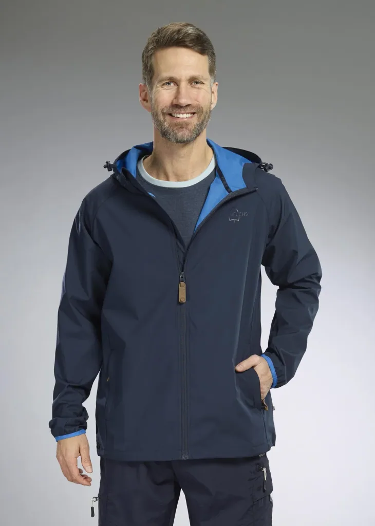 Functional jacket, color navy size M
