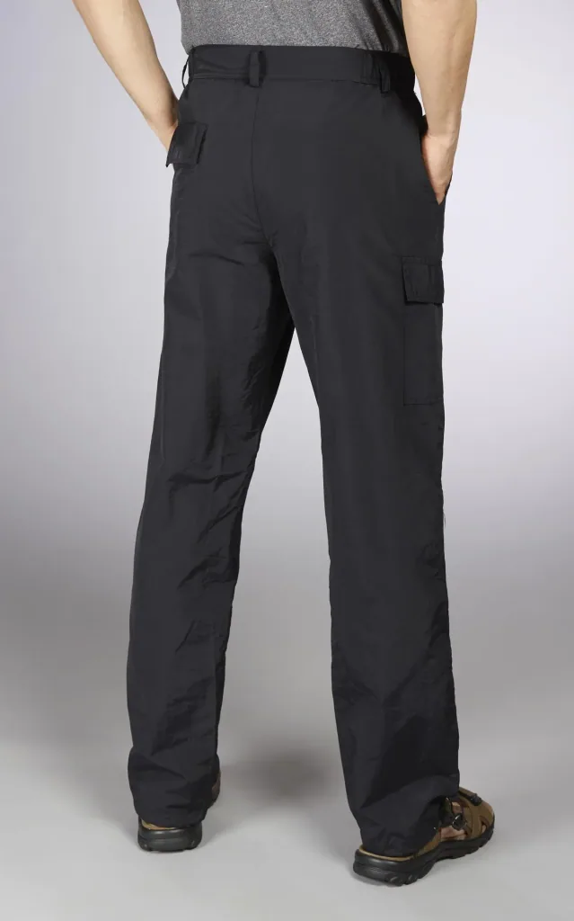 Functional trousers, color black, size M