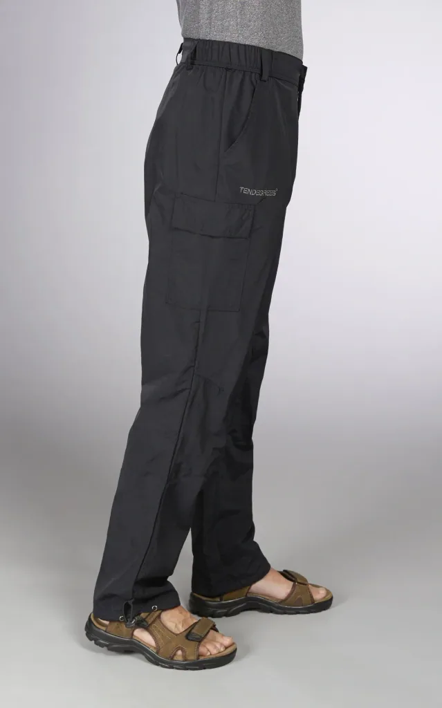 Functional trousers, color black, size M