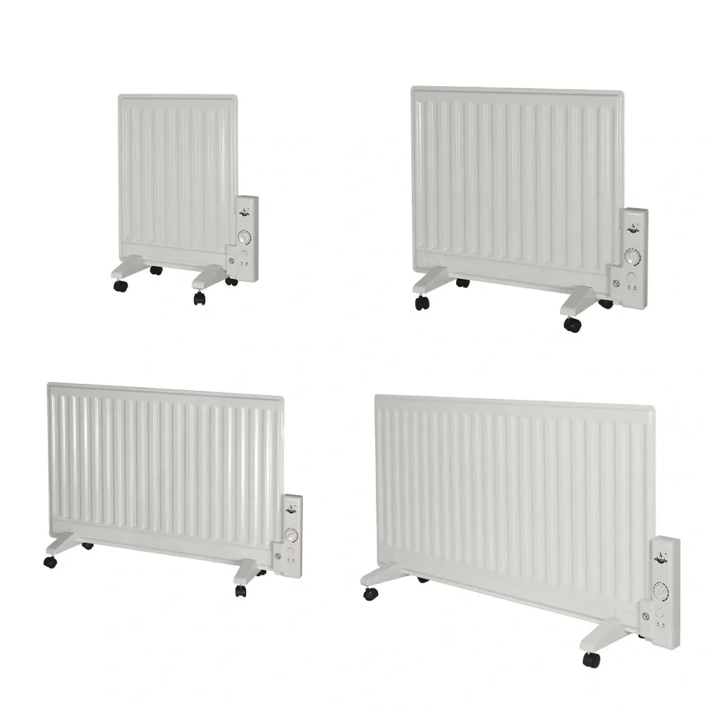 Oil panel heater, white, 1000 W