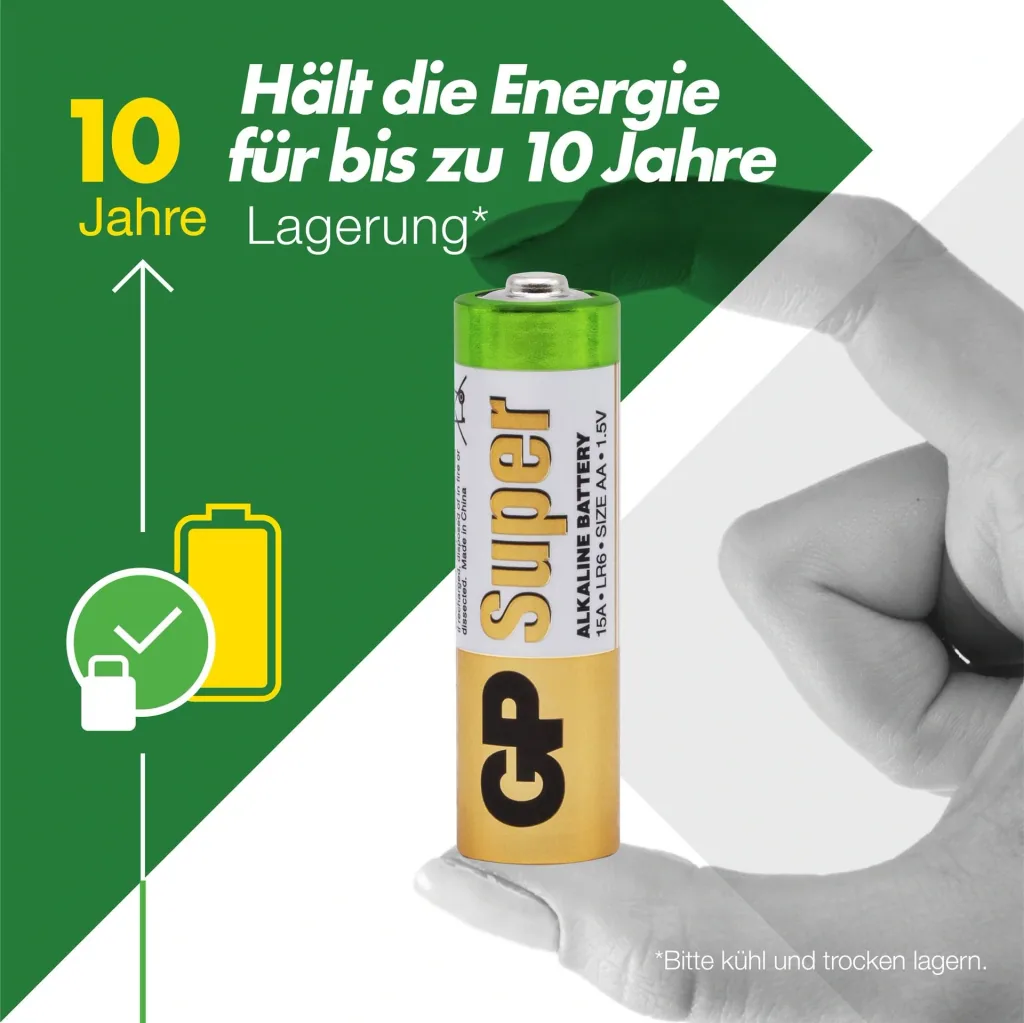 SUPER Mignon (AA) Alkaline Batteries - 40 pieces