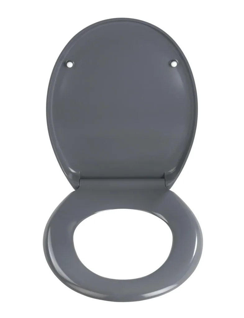 Premium WC seat "Ottana", dark grey, with soft-close
