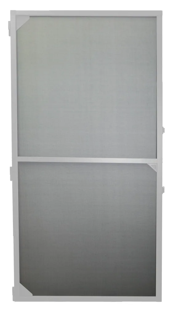 Telescopic insect screen for doors, 100 x 215 cm, white