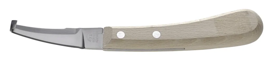 Hoof & claw knife, double-sided cutting, narrow