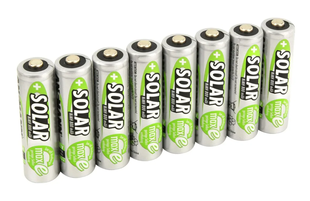 Solar NiMH Mignon (AA) battery, 800 mAh - 8 pieces