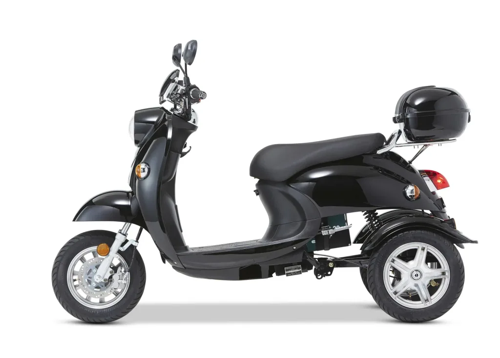 3-wheel electric vehicle Modena 25 km/h - black - New scooter look with the comfort of an electric vehicle