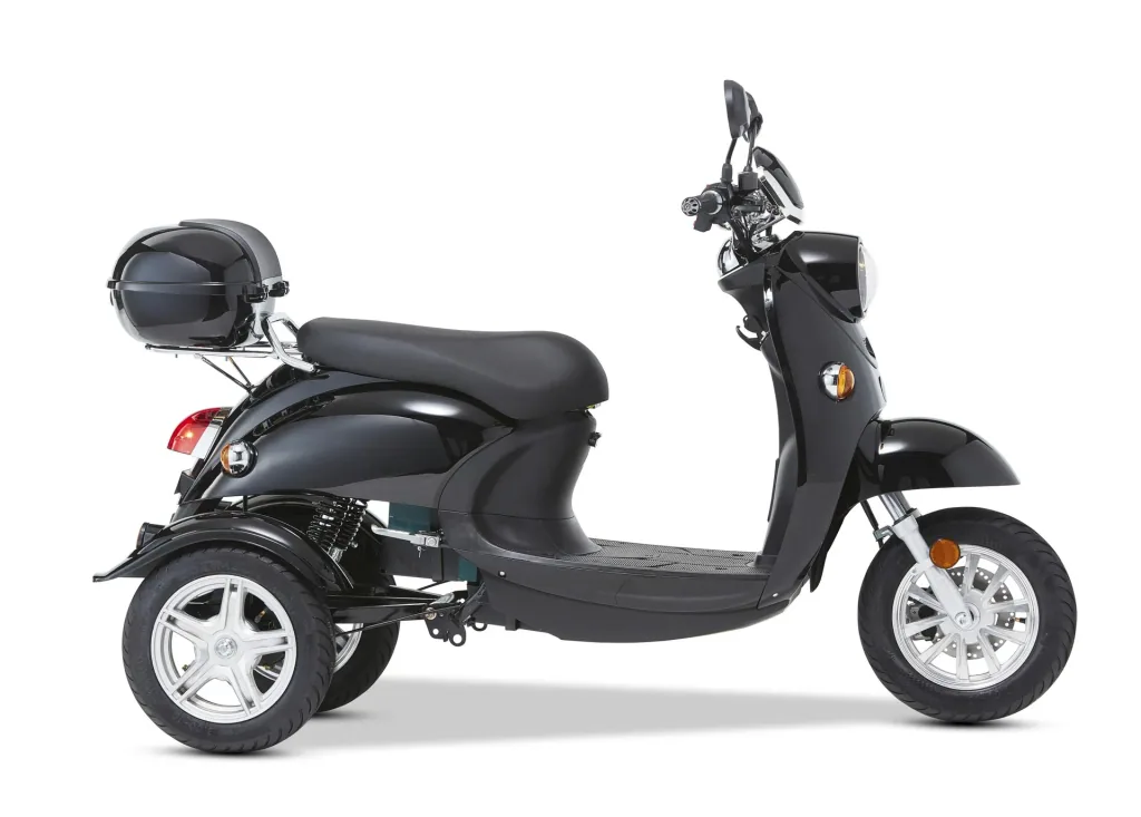 3-wheel electric vehicle Modena 25 km/h - black - New scooter look with the comfort of an electric vehicle