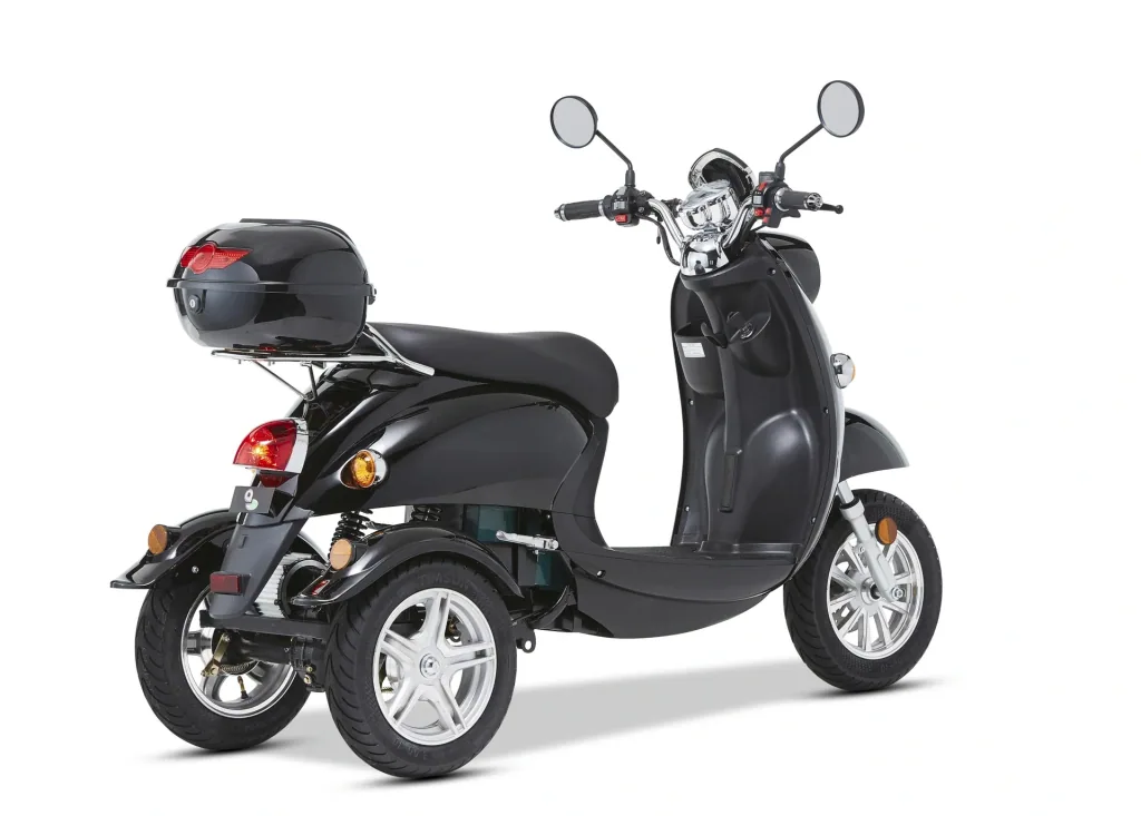 3-wheel electric vehicle Modena 25 km/h - black - New scooter look with the comfort of an electric vehicle