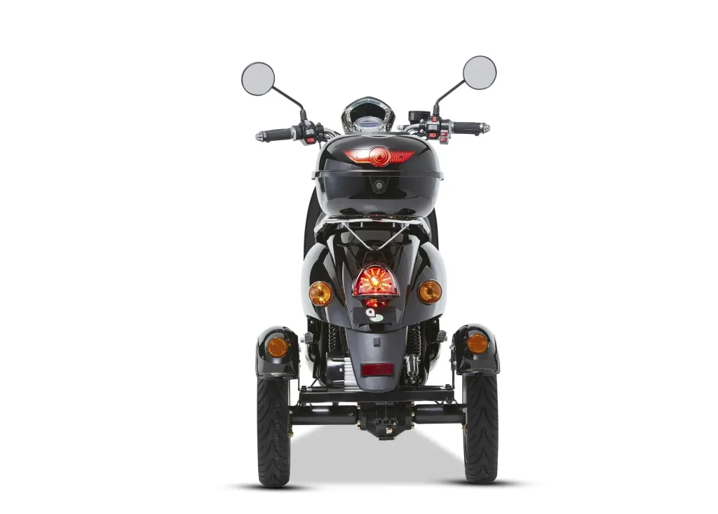 3-wheel electric vehicle Modena 25 km/h - black - New scooter look with the comfort of an electric vehicle