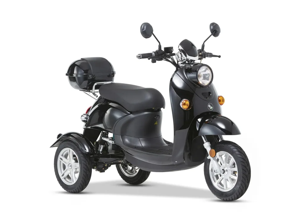 3-wheel electric vehicle Modena 25 km/h - black - New scooter look with the comfort of an electric vehicle