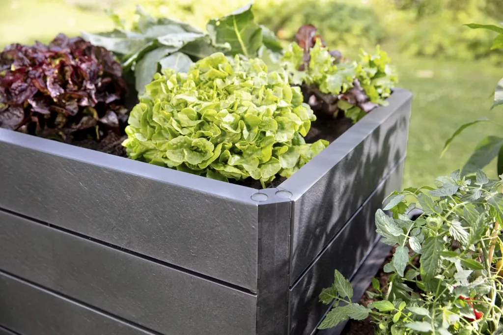 Raised bed system Stone "Ergo Quadro", size L