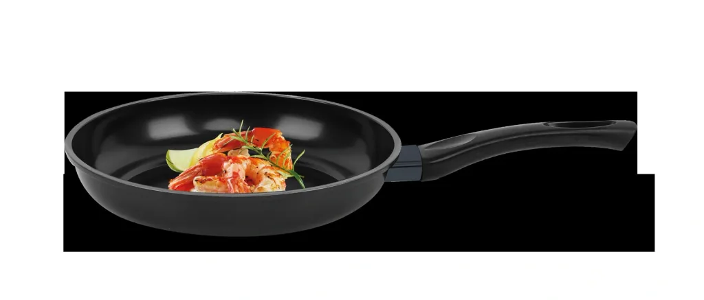 Carbon pan set red, 3-piece (Ø 20 cm/ 24 cm/ 28 cm) with non-stick diamond coating