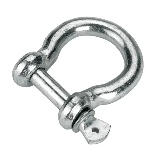 Curved shackle, 3/8" with 10 mm bolt diameter
