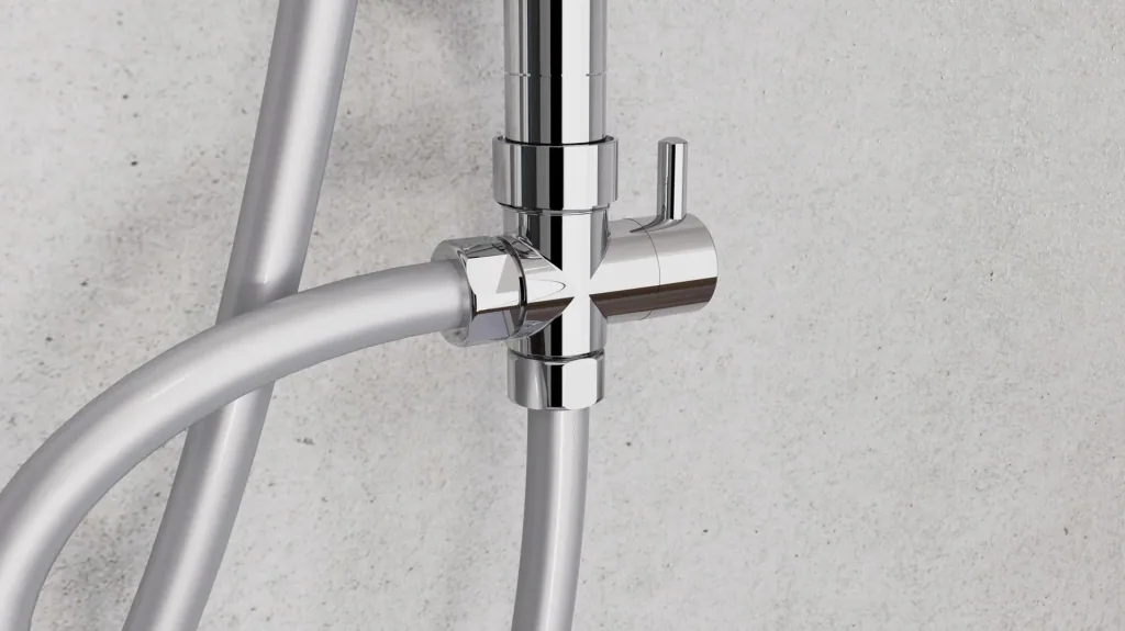 Overhead shower set "Mallorca", chrome