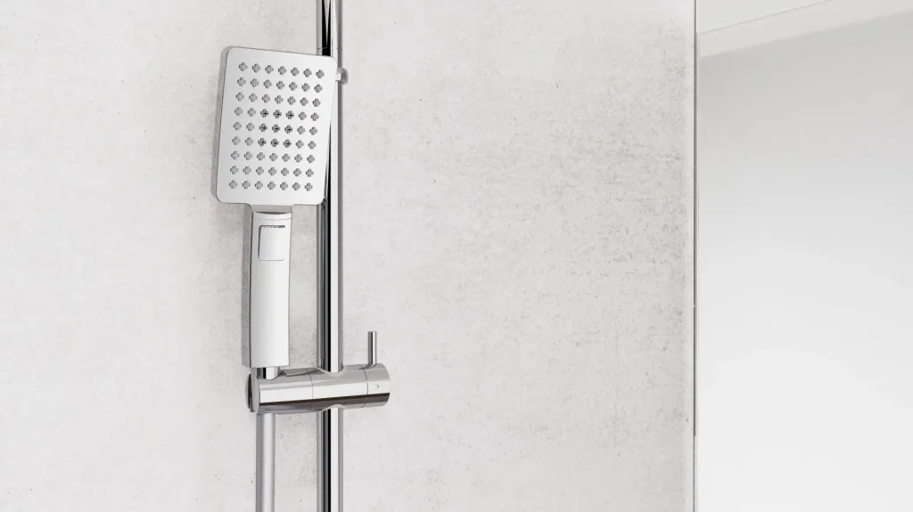 Overhead shower set "Mallorca", chrome