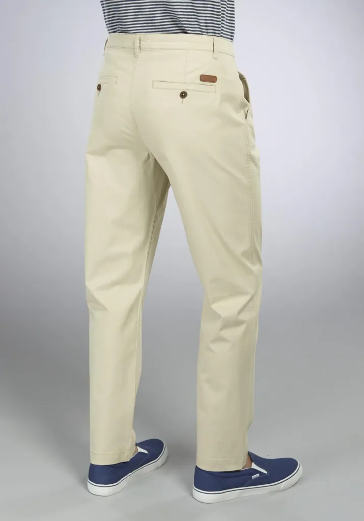 Twill trousers, beige, size 48