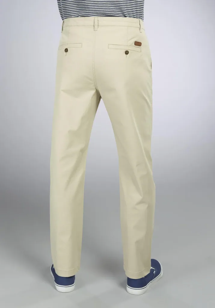 Twill trousers, beige, size 48