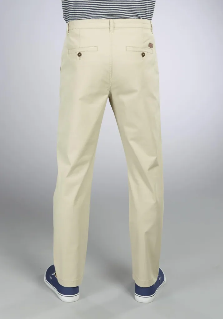 Twill trousers, beige, size 48