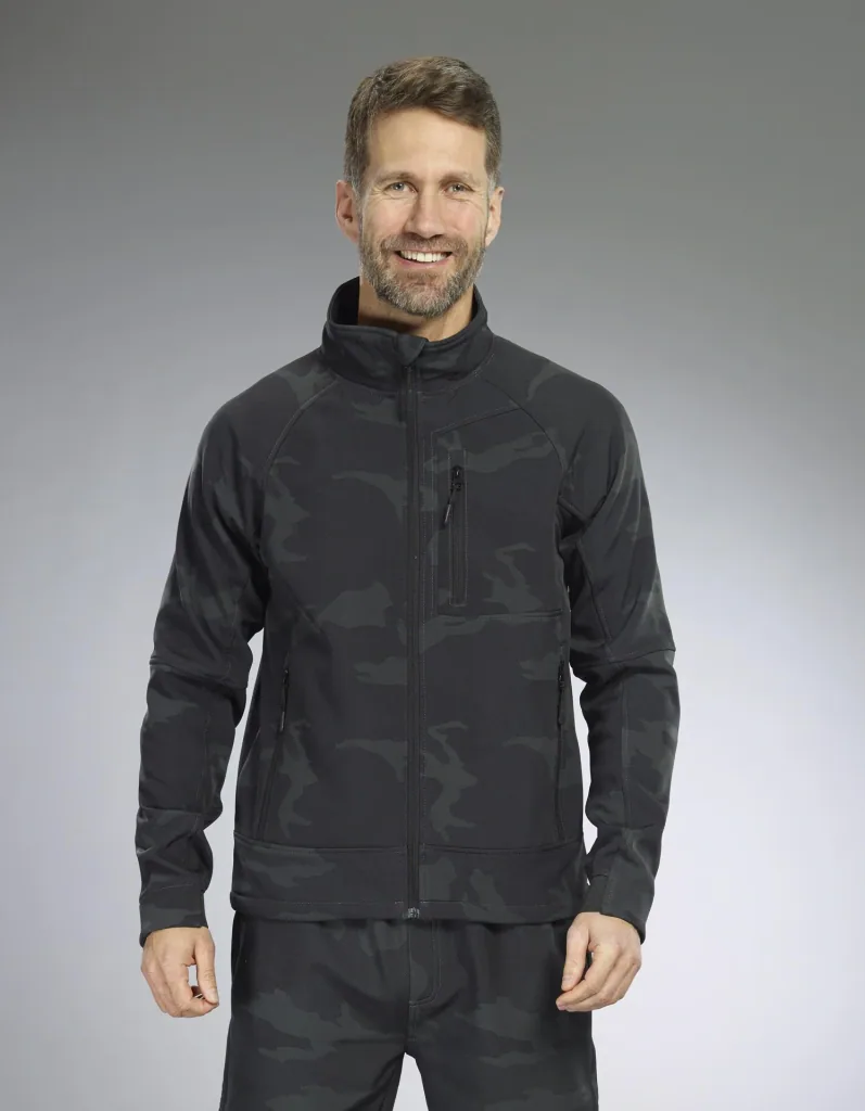 Softshell jacket, camouflage, size XL