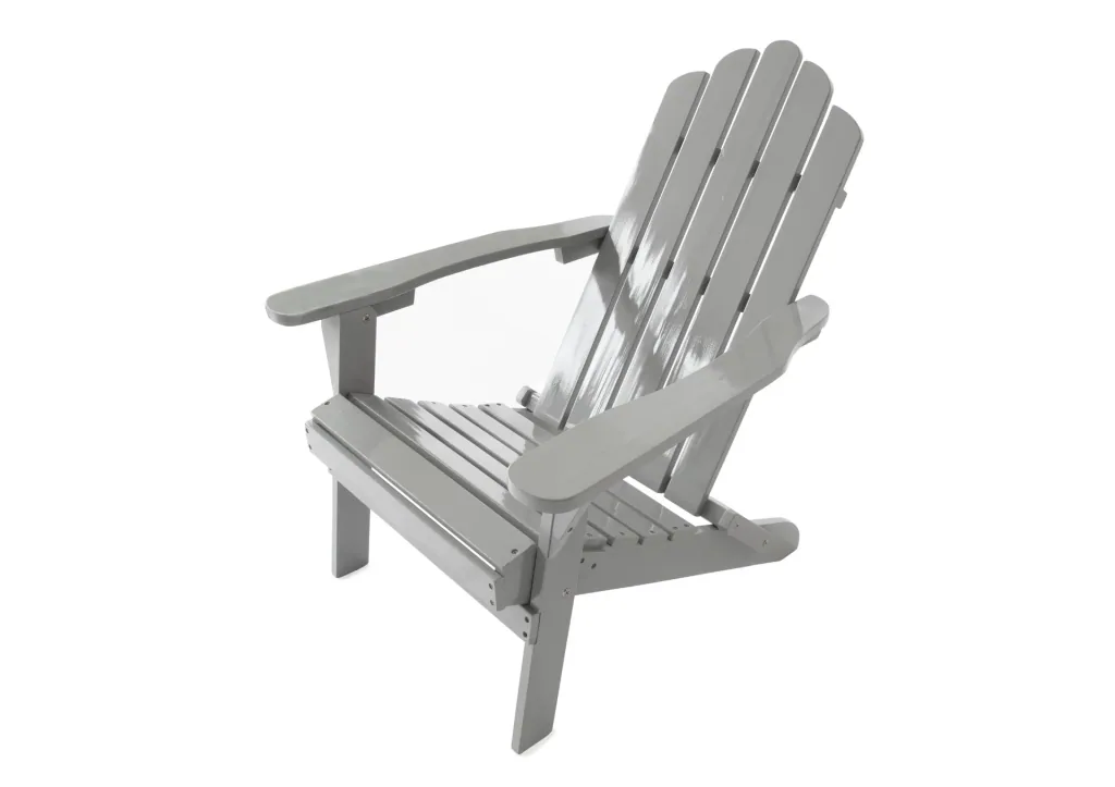 Adirondack garden chair "Ben" light grey