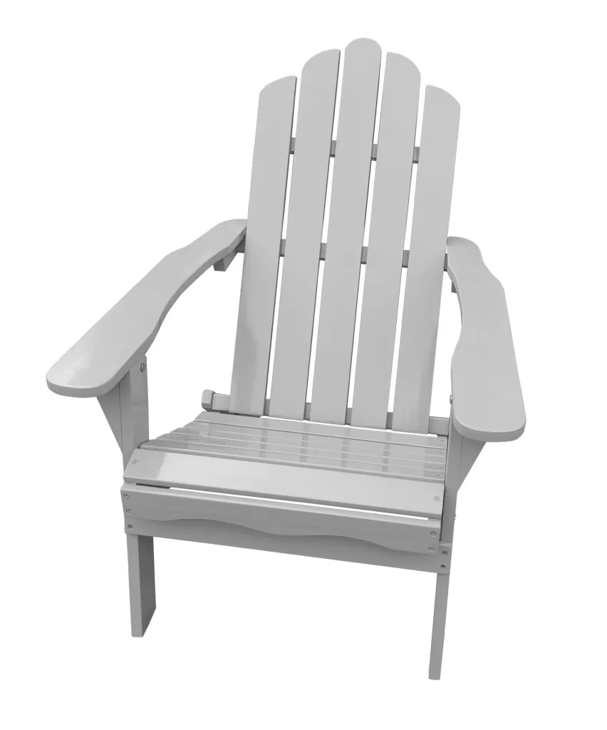 Adirondack garden chair "Ben" light grey
