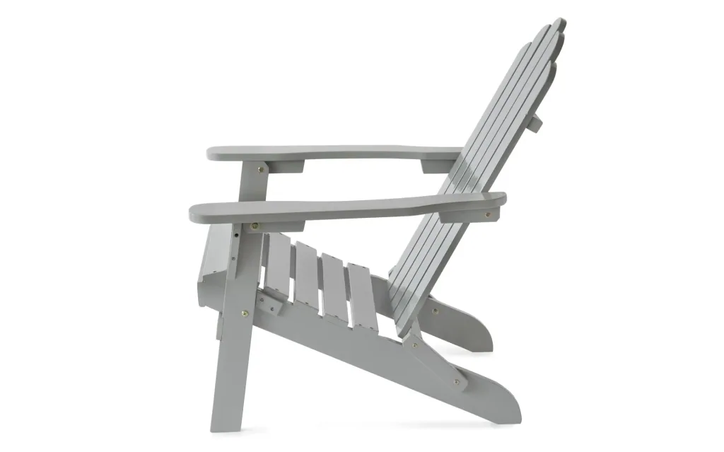 Adirondack garden chair "Ben" light grey