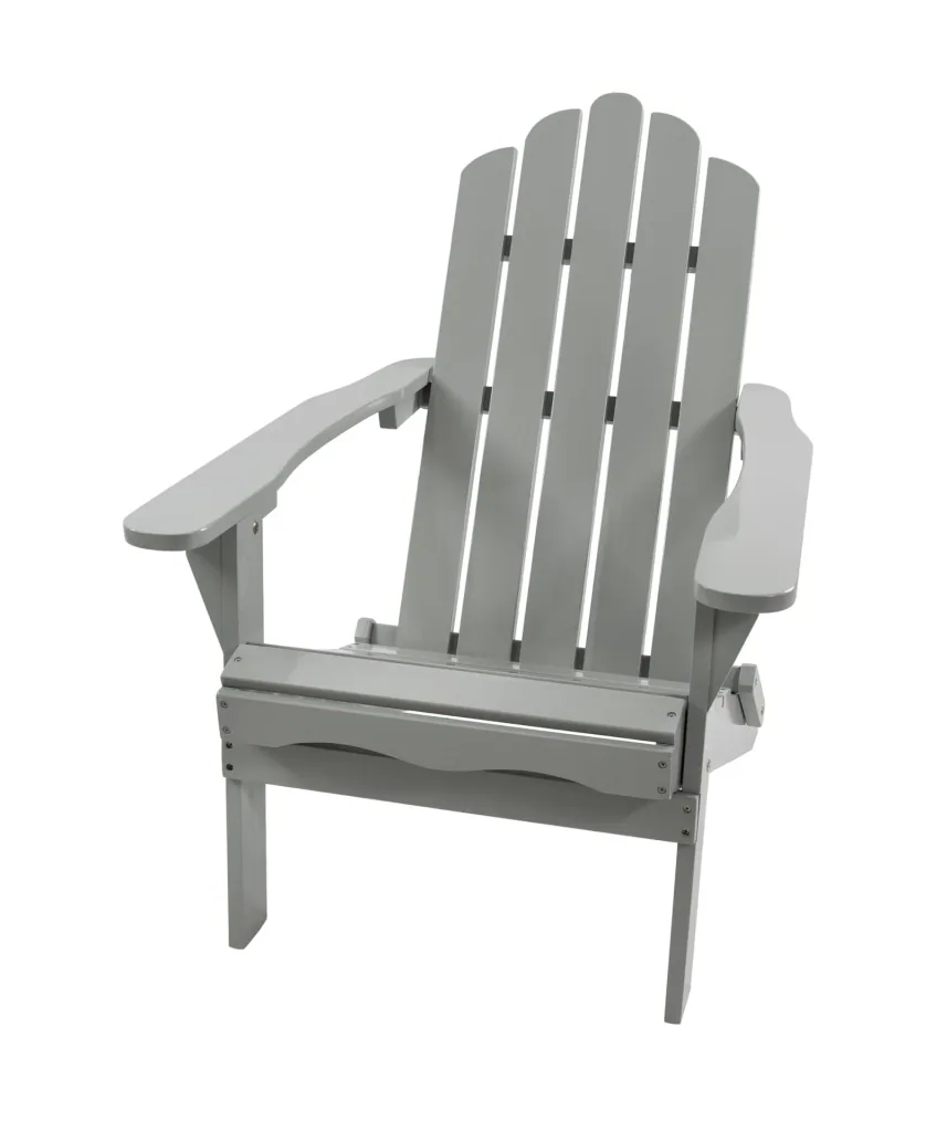 Adirondack garden chair "Ben" light grey