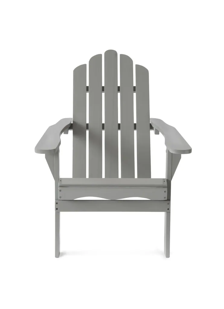 Adirondack garden chair "Ben" light grey