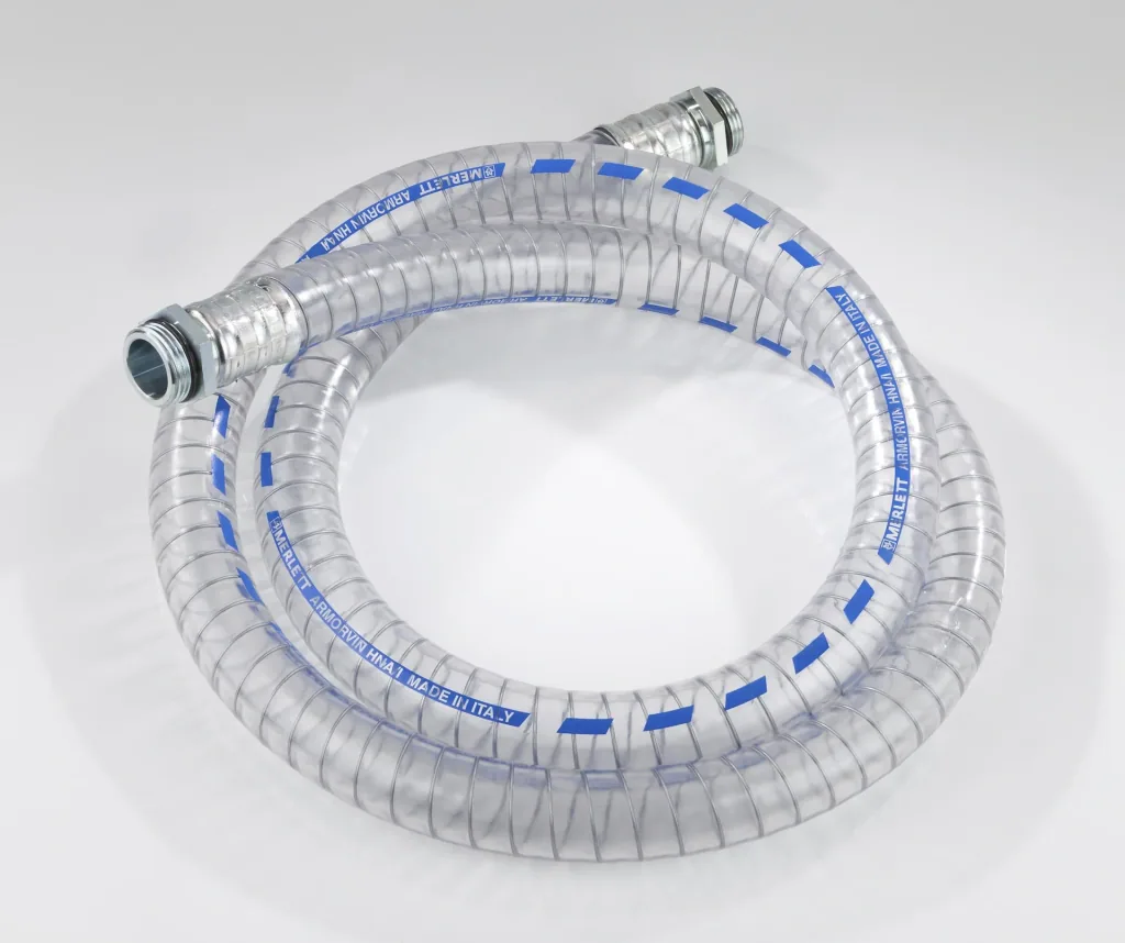 Suction hose 1", 2 m long, brass fitting